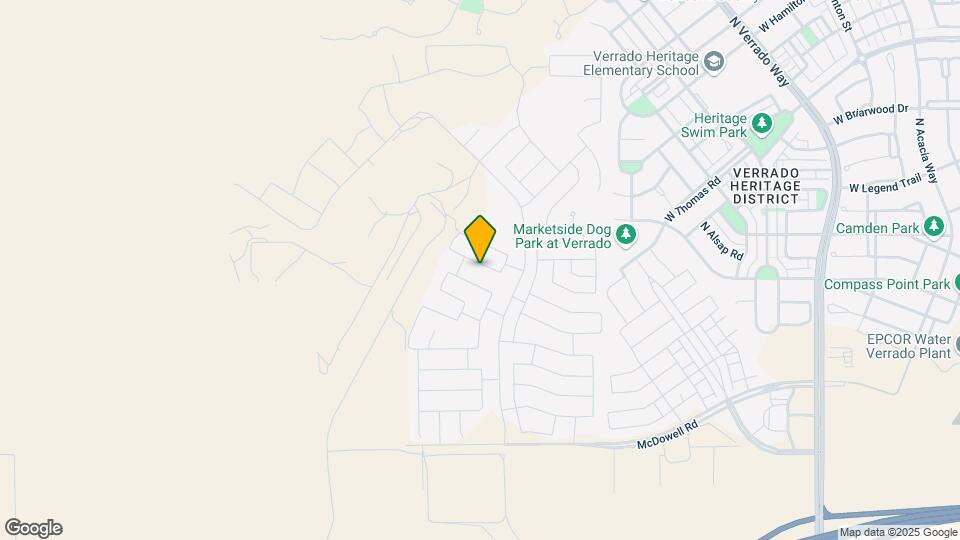 21371 W Monte Vista Rd Map and Location Details