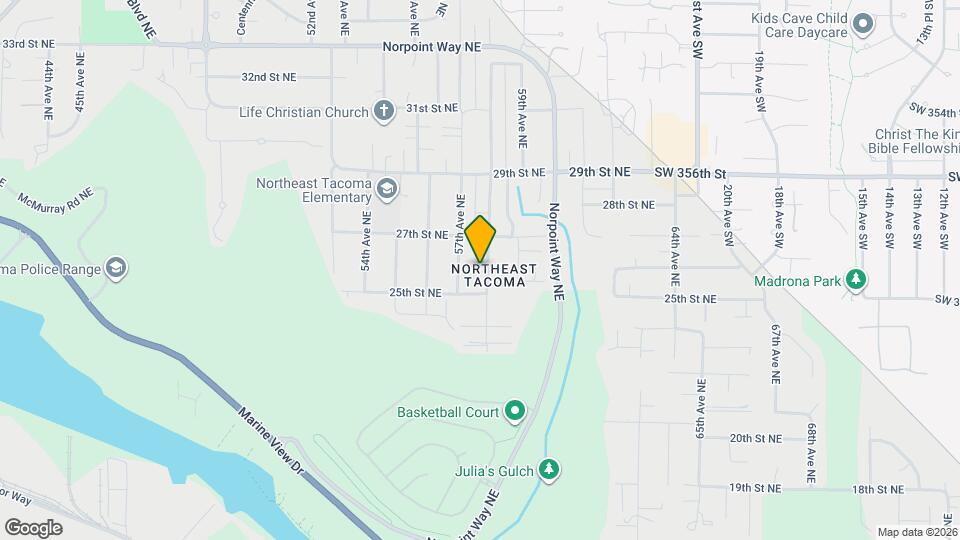 2522 58th Ave NE Mapa y Detalles de la Ubicación