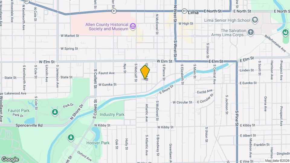 430 Elmwood Pl Map and Location Details