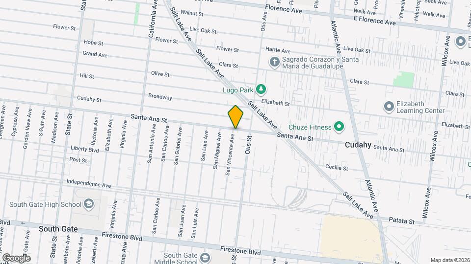 4102 Santa Ana St Mapa y Detalles de la Ubicación