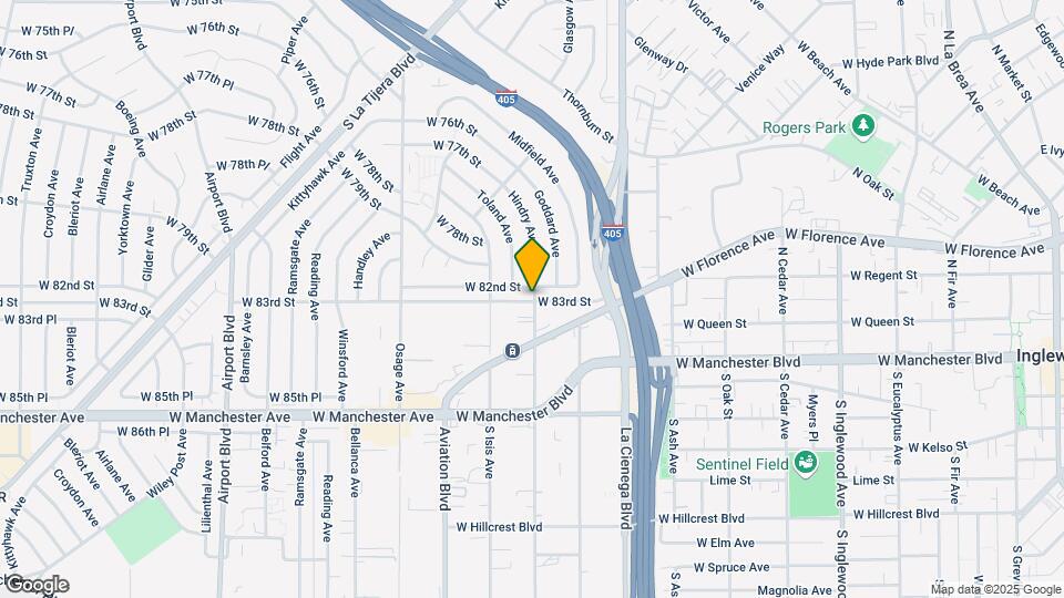 5401 W 83rd St Map and Location Details