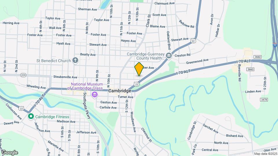 1207 Steubenville Ave Map and Location Details