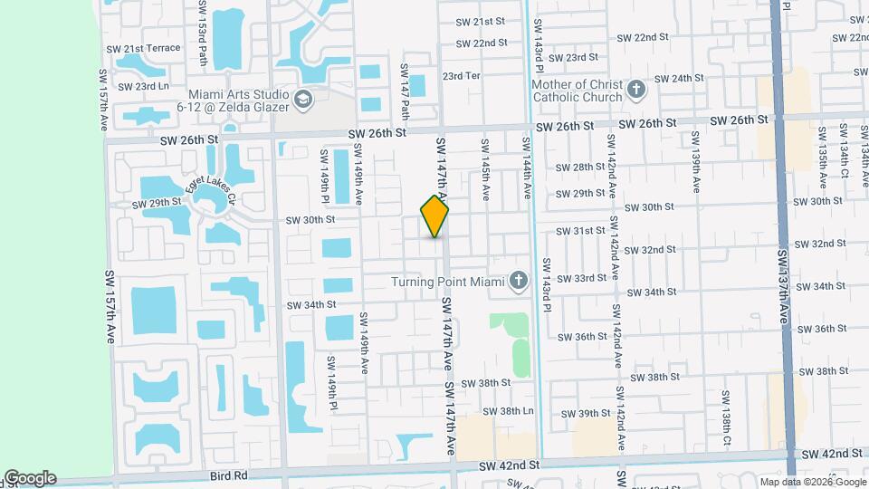 3110 SW 147th Ct Map and Location Details