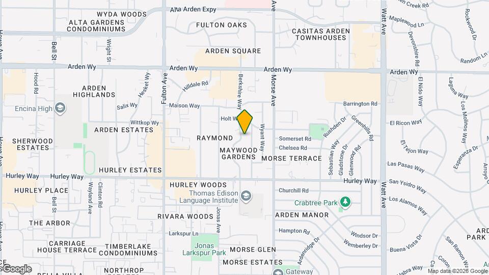 1430-1432 Topaz Way Map and Location Details