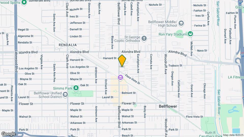 16220 Bellflower Blvd Mapa y Detalles de la Ubicación