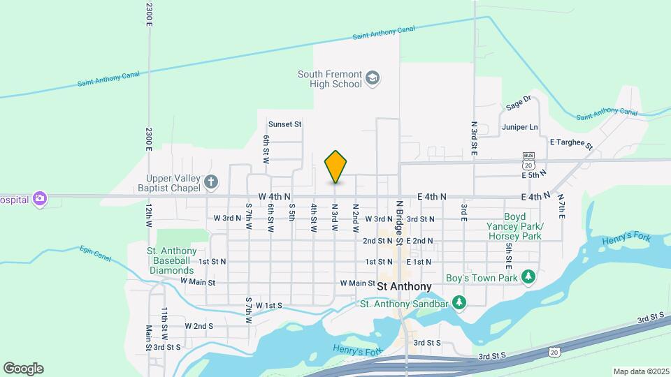 840 W 3rd N Map and Location Details