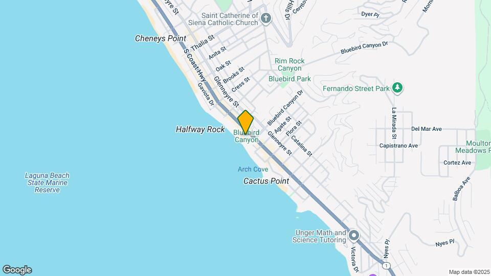 1603 S Coast Hwy Map and Location Details