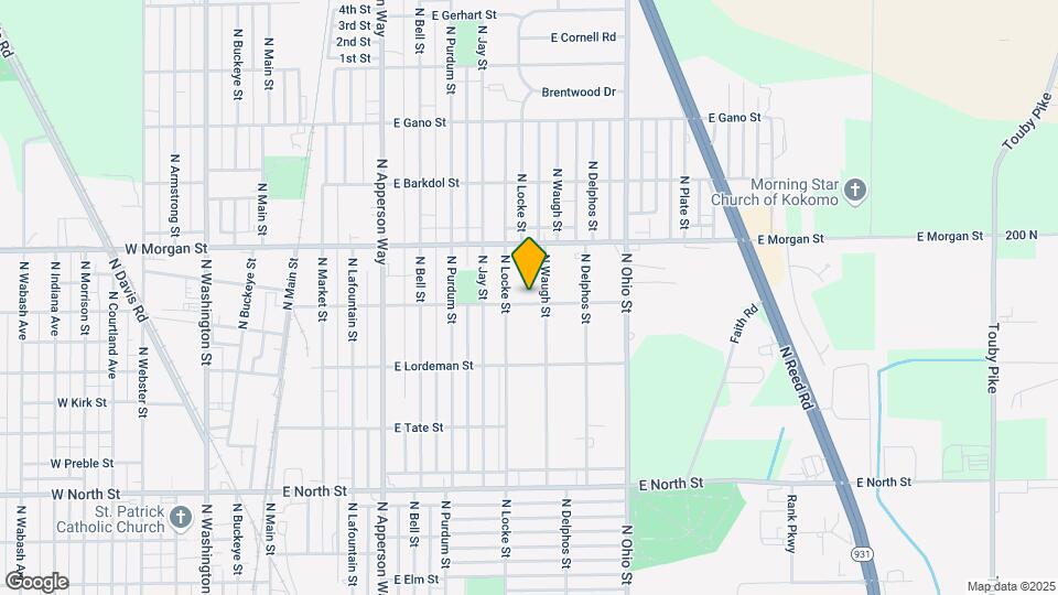 920 E Spraker St Map and Location Details