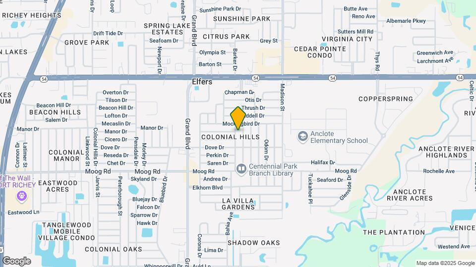 3654 Yellowbird Dr Map and Location Details