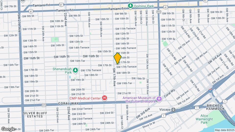 1653 SW 17th Ter Mapa y Detalles de la Ubicación