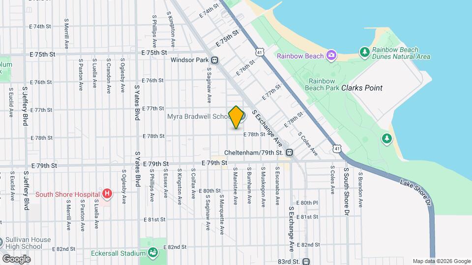 2718 E 78th St Map and Location Details