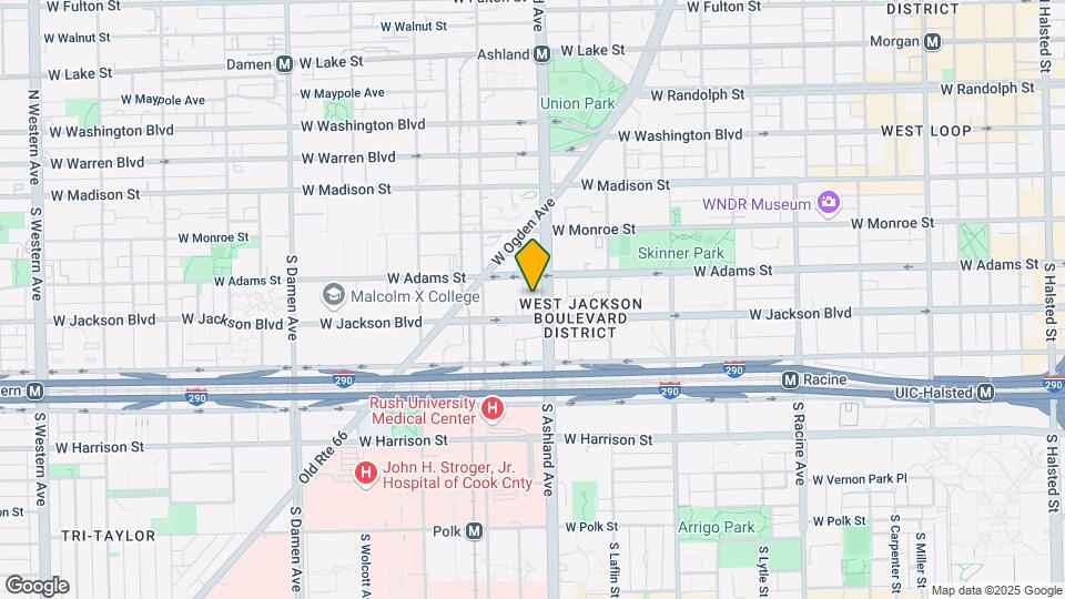 224 S Ashland Ave Map and Location Details