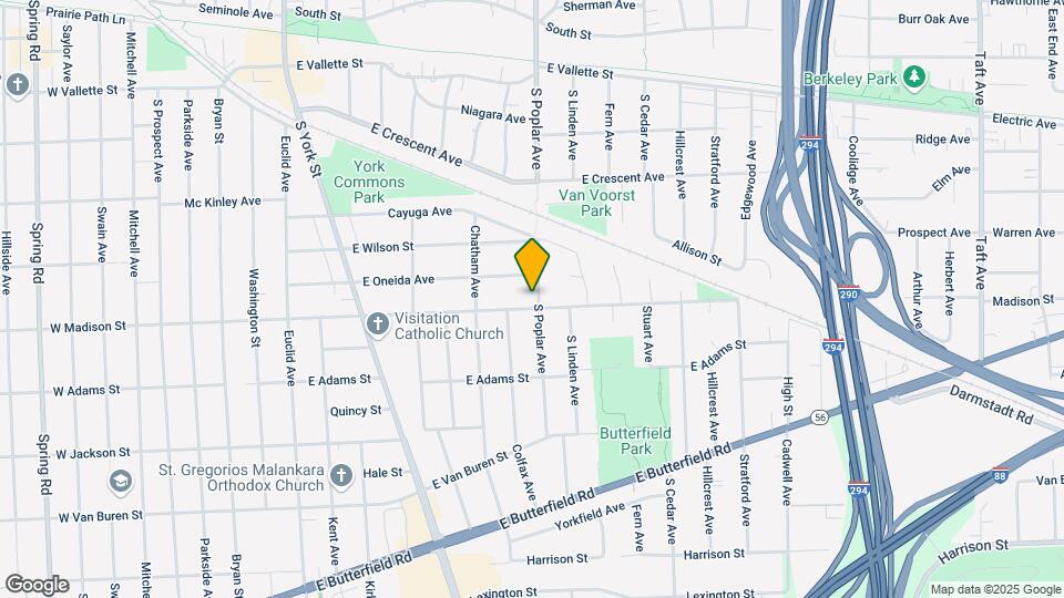 309 E Madison St Map and Location Details