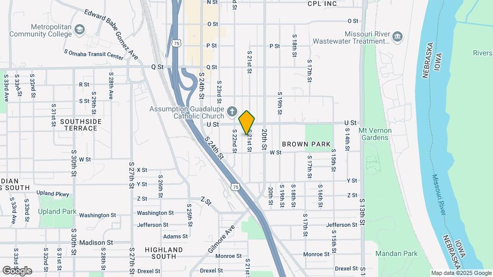 5626 S 21st St Map and Location Details
