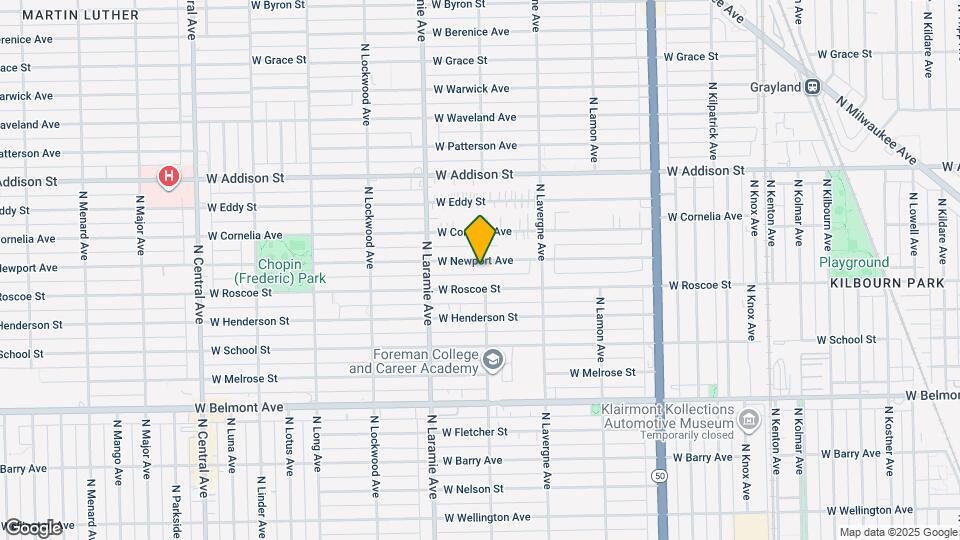 5101 W Newport Ave Map and Location Details