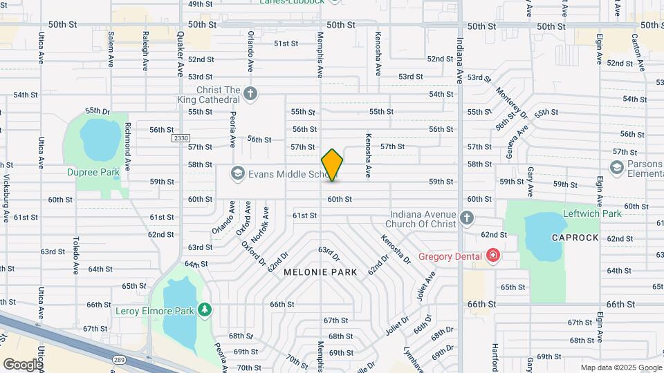 3631 59th St Map and Location Details