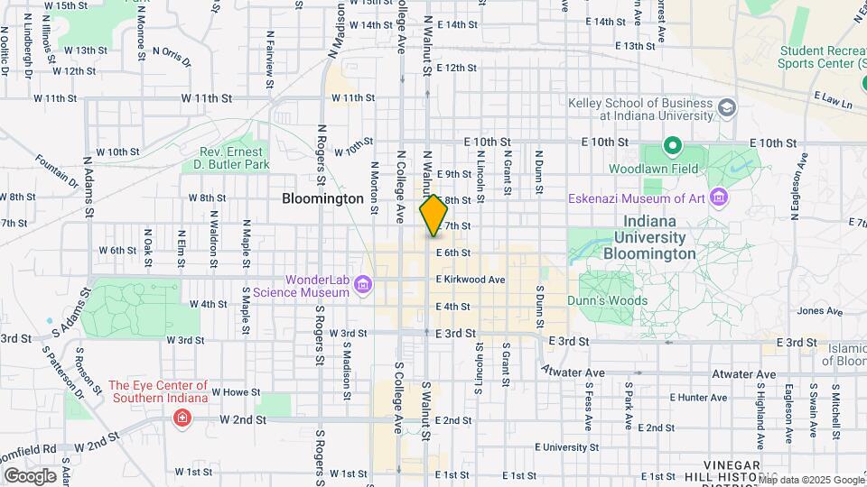 204 N Walnut St Map and Location Details
