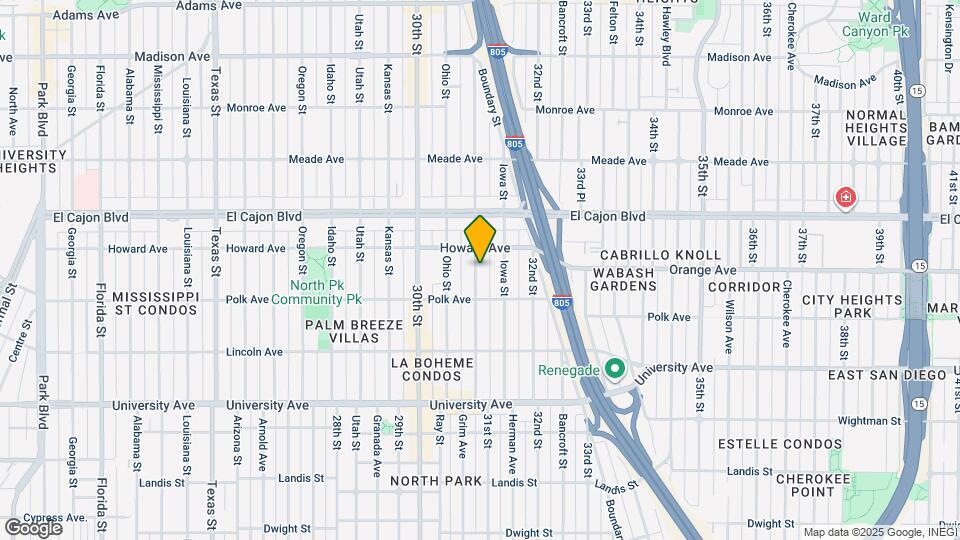 4157 Illinois St Map and Location Details