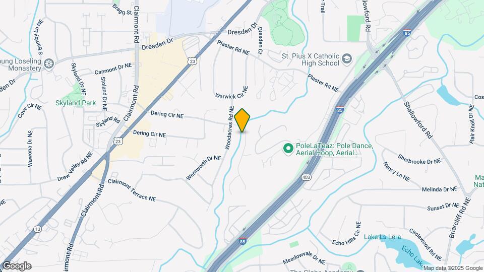 2193 Capehart Cir NE Map and Location Details