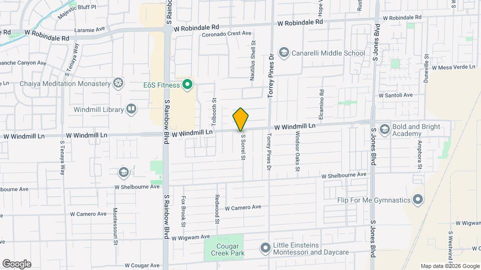 8115 S Sorrel St Map and Location Details