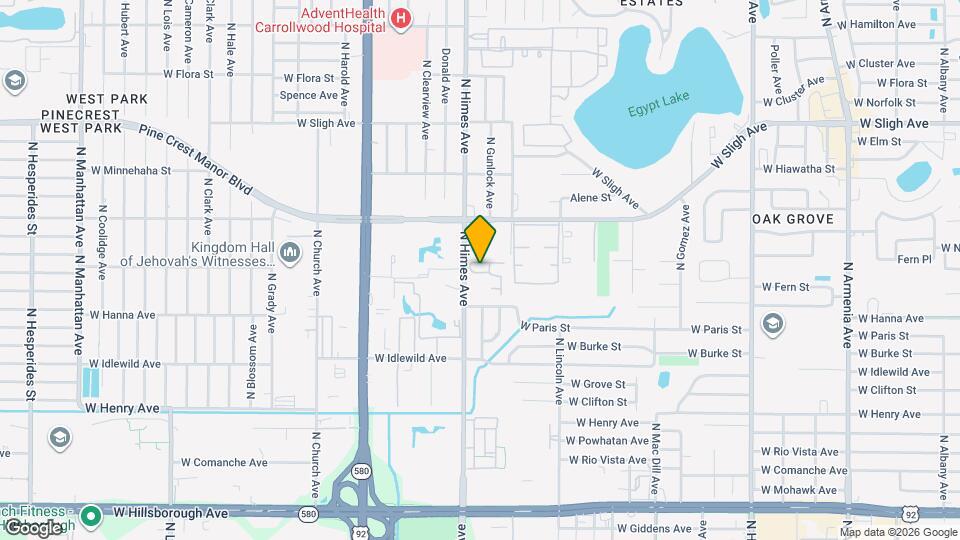 3436 Sunrise Villas Ct N Map and Location Details