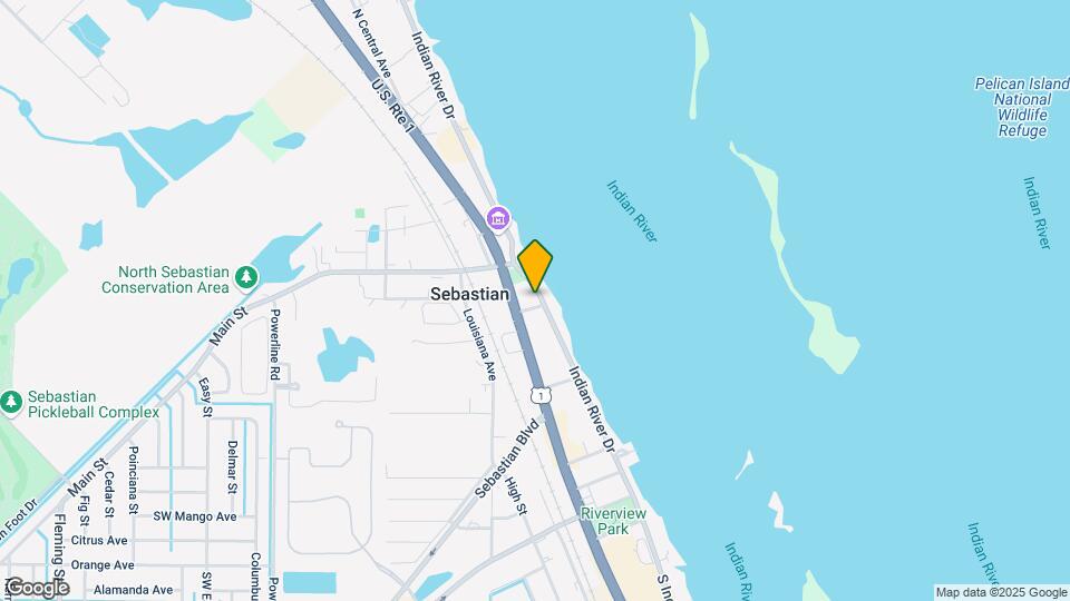 1201 Indian River Dr Mapa y Detalles de la Ubicación