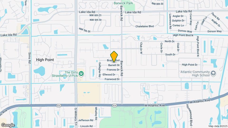 4587 Barrett St Map and Location Details