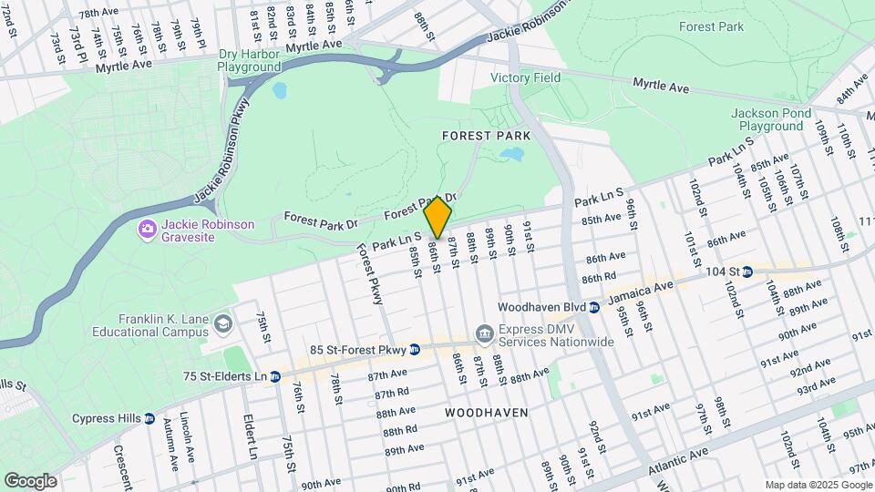 84-15 86th St Mapa y Detalles de la Ubicación