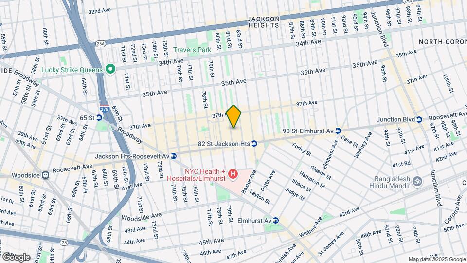 3743 80th St Map and Location Details