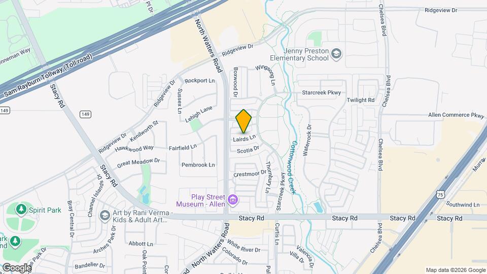 924 Lairds Ln Map and Location Details