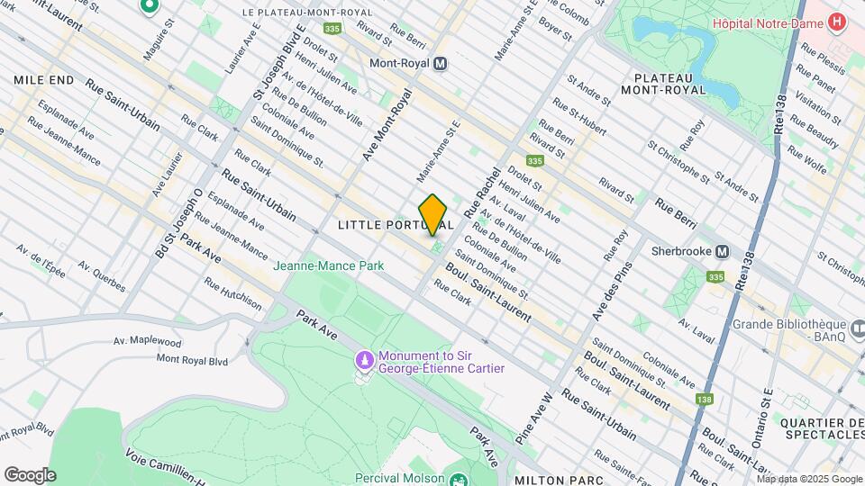 4220-4230 Rue Saint-Dominique Map and Location Details