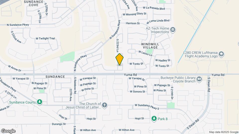 1099 S 223rd Ln Mapa y Detalles de la Ubicación
