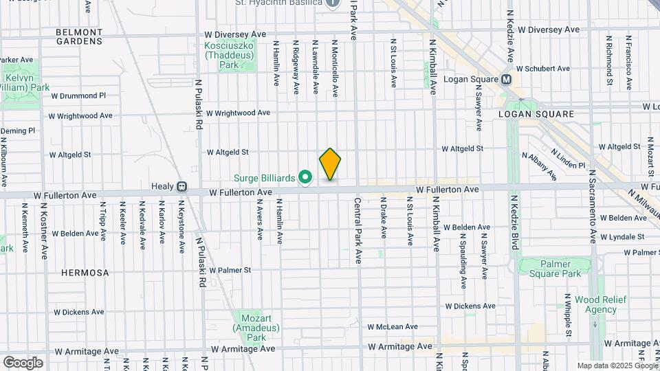 3644 W Fullerton Ave Mapa y Detalles de la Ubicación