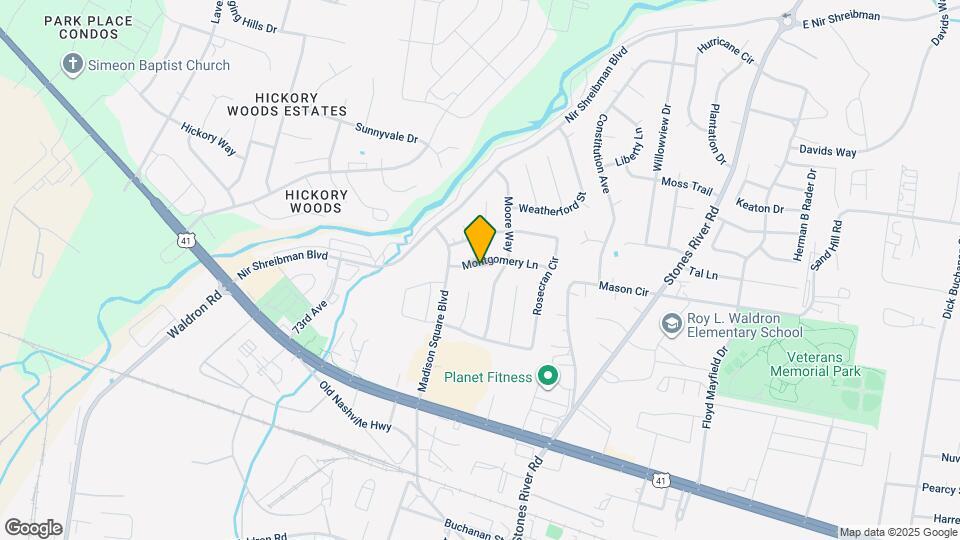 2108 Montgomery Ln Map and Location Details