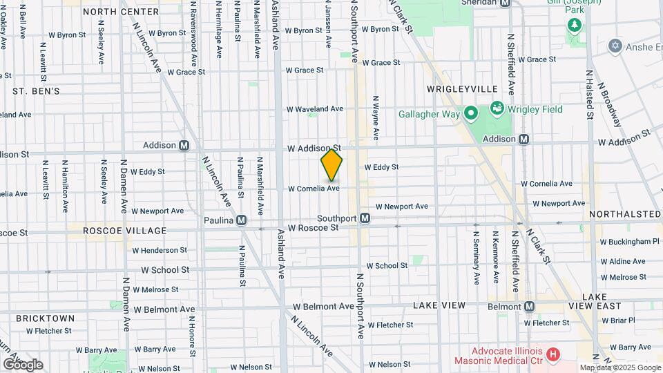 1450 W Cornelia Ave, Unit 2 Map and Location Details