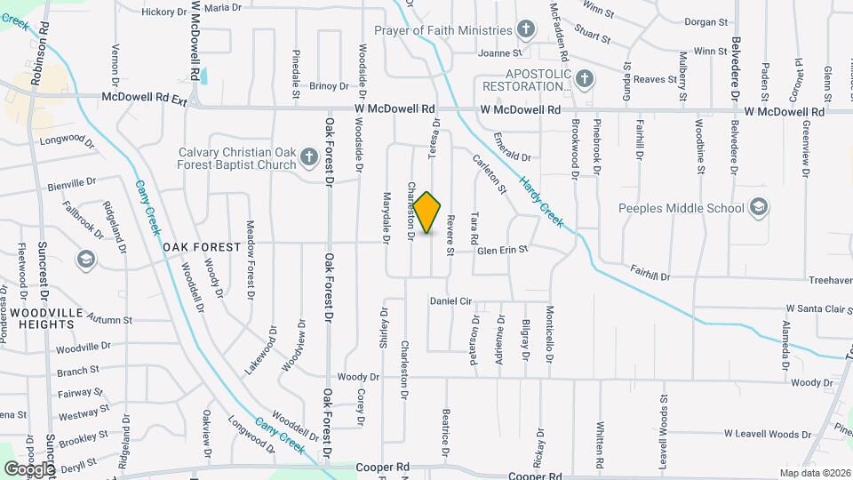 2877 Teresa Dr Map and Location Details