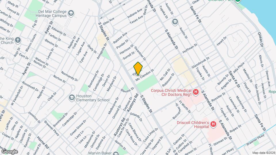 1044 Mc Clendon St Map and Location Details