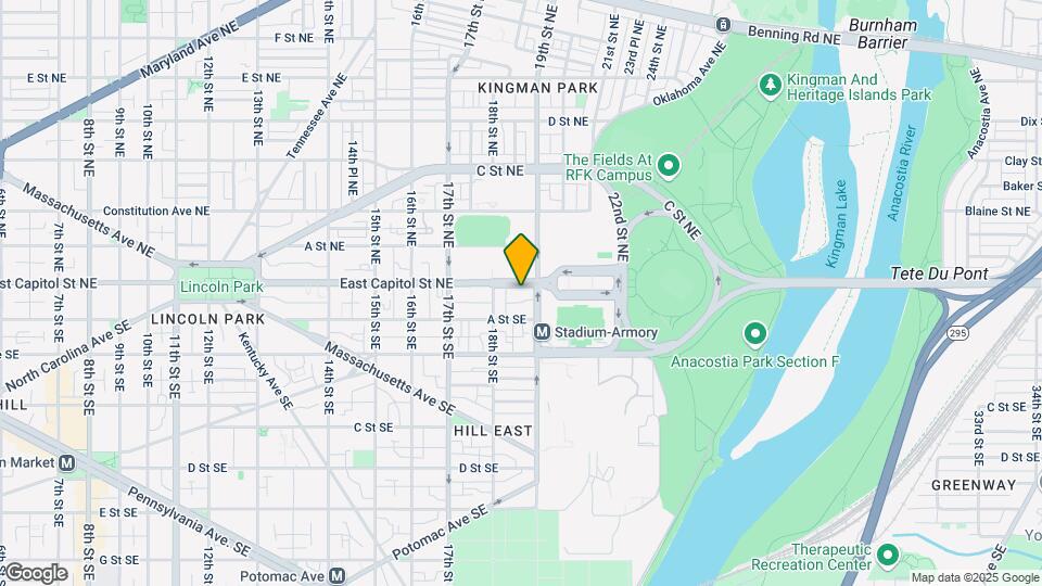 1823 E Capitol St SE Map and Location Details