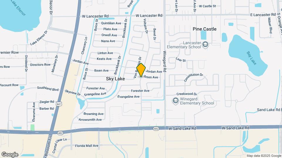 6913 Voltaire Dr Map and Location Details