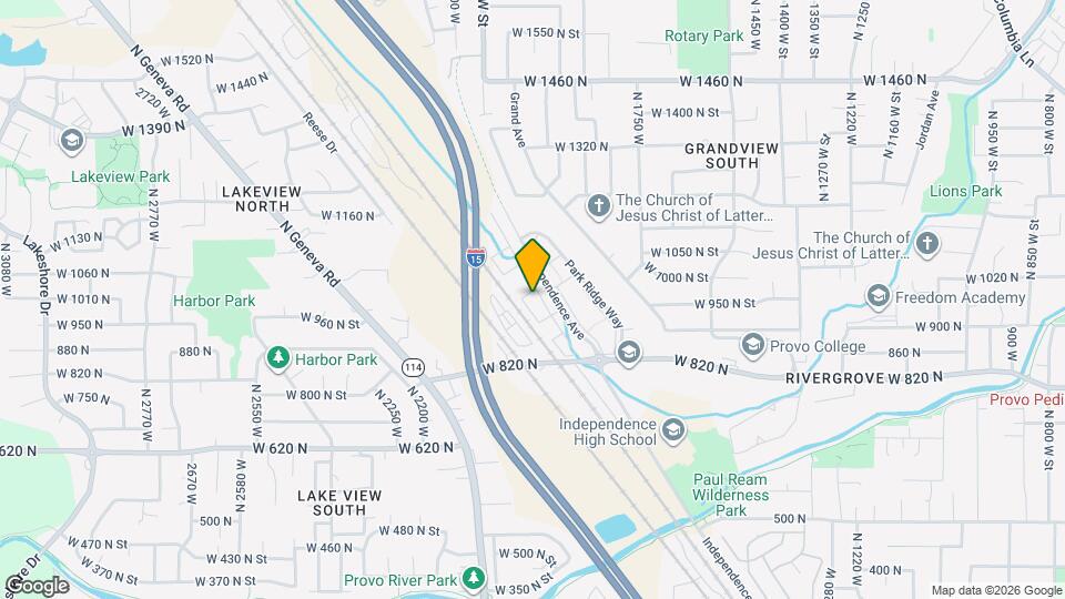 1901 W 1020 N Map and Location Details