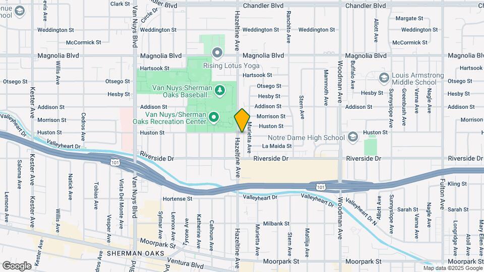 4854 Hazeltine Ave Mapa y Detalles de la Ubicación