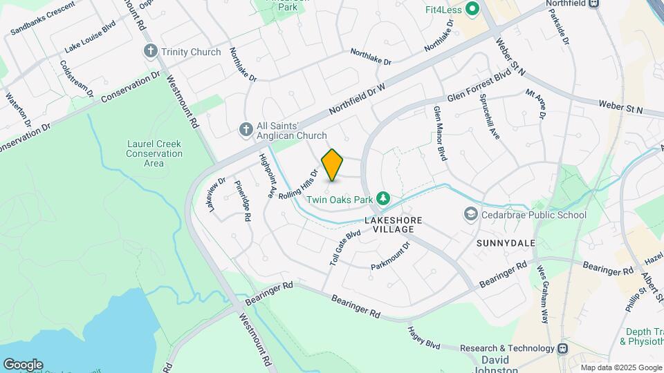 510 Oakridge Pl Map and Location Details