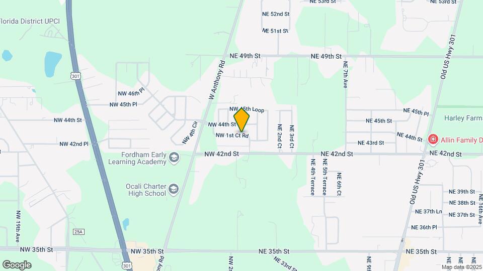 4285 NW 1st Ct Rd Map and Location Details