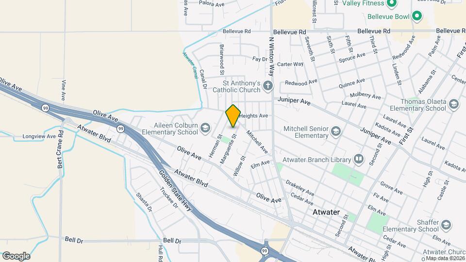 1531 Marguerite St Map and Location Details