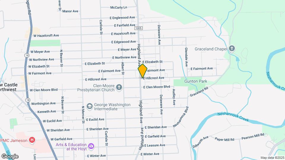1810 Highland Ave Mapa y Detalles de la Ubicación