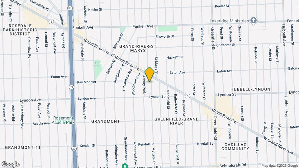 14591 Mettetal St Map and Location Details