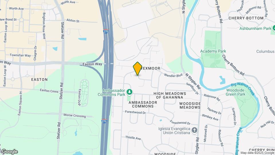 3545 Malabar St Map and Location Details