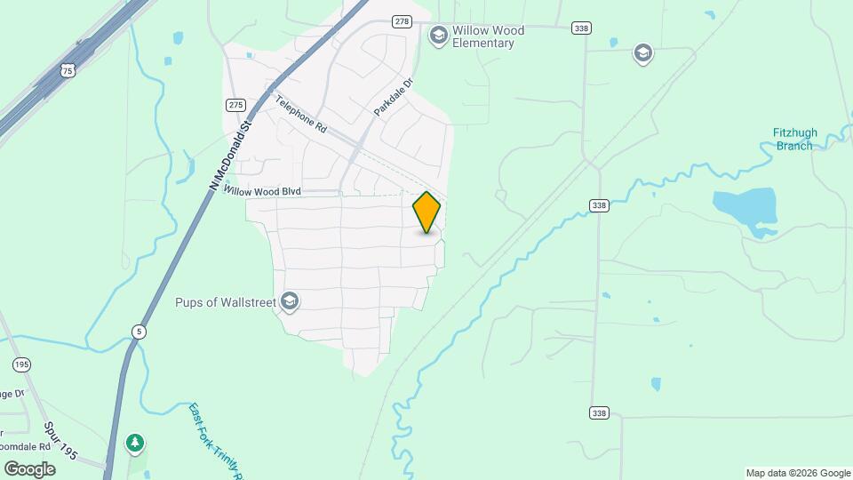 1421 Baynes Dr Map and Location Details