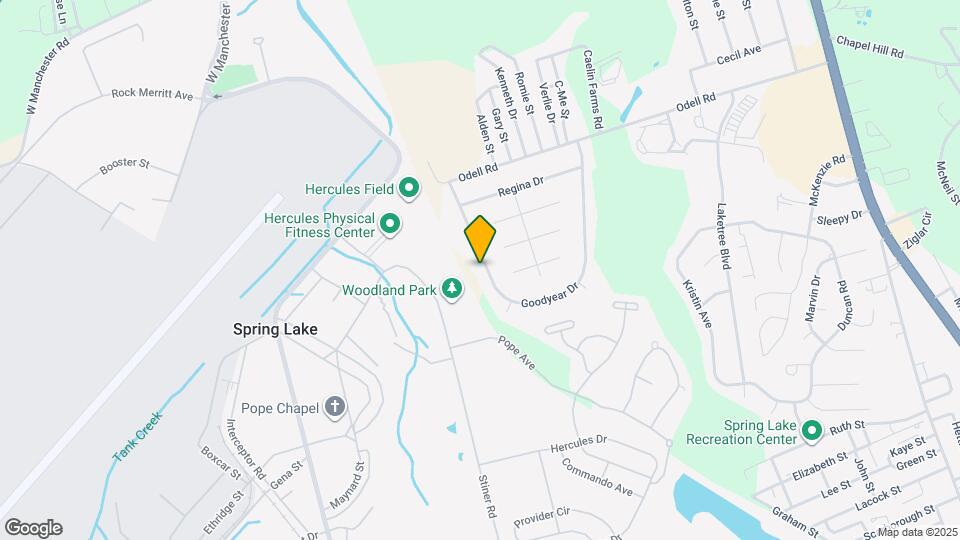 733 Goodyear Dr Map and Location Details