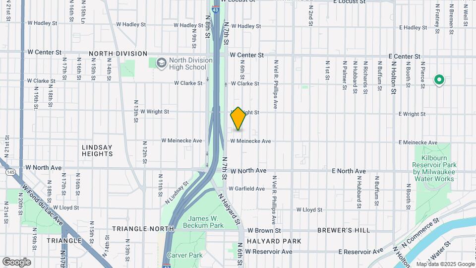 2419 N 6th St Map and Location Details